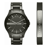 Armani Exchange Juego De Reloj Y Pulsera Para Hombre