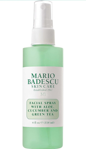 Mario Badescu Spray Facial Pepino Áloe Té Verde, 118ml (4oz)