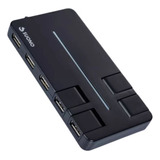 Hub Usb 10 Puertos Usb Multiplicador Notebook Pc