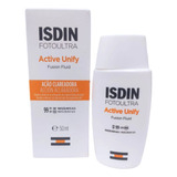 Clareador Facial Isdin Active Unifyfps 99 50ml Sem Cor