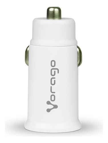 Cargador Para Auto Vorago Carga Rapida Usb Usb-c Blanco