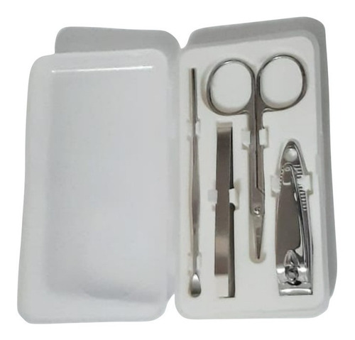 Mini Caixa De Bolsa Multiuso Manicure Kit Com 3