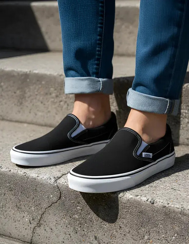 Tenis Vans Classic Slip On - 0eyeblk - Unisex | Meses sin interés