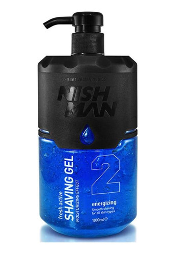 Shaving Gel Fresh Active Nº2 Energizing 1000ml Nishman 