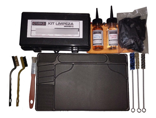 Kit Limpeza Armamento Curto Revolver, Pistolas 38 380 9 E 45