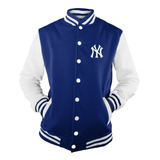 Jaqueta College New York Yankees Bordado Blusa Moletom