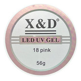 Gel Xed Alongamento Unha 56gr Led Uv Acrigel - Escolha A Cor