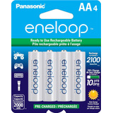 Pilas Recargables Panasonic Eneloop Aa 2000 Mah Pack X 4