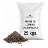 Humus Lombriz Abono Orgánico Lombricomposta 25 Kg 