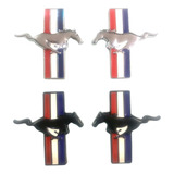 2 Emblemas Mustang Caballos 4cm