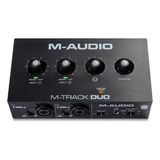 M-audio M-track Duo Interfaz De Audio Usb, Tarjeta De Sonido