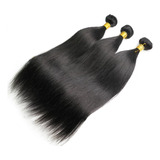 Cabelo Humano Natural Mega Hair Liso Na Tela 40cm - 50g