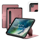 Funda Para iPad 7th/8th/9th Resistente Magnetica Color Rosa