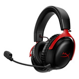 Audifonos Hyperx Cloud Ill Wireless  Rojo - 120 Hrs.