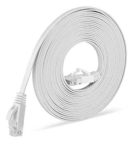 Cable Red Plano Categoria 6 Cat6 Rj45 Utp Ethernet 25 Metros