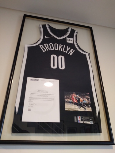 Camiseta Brooklyn Usada En Partido De Nba Con Certificado 