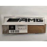 Insignia Emblema Amg Mercedes Benz Adhesiva Original Negra 