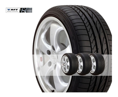 Kit 4u 225/45 R17 Potenza Re050 A Ii Rft Bridgestone Runflat