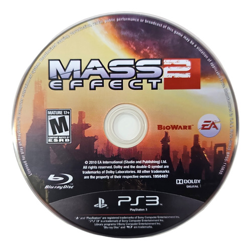 Juego Ps3 Mass Effect 2 Fisico Usado - Dgl Games & Comics