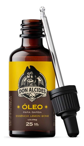 Óleo Para Barba Lemon Bone Profissional 25ml Don Alcides