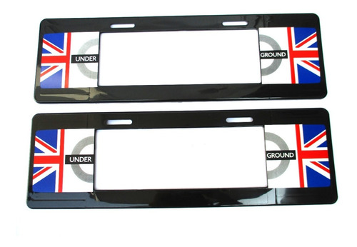 Marco Portaplaca Estilo Europeo Inglaterra Mini Cooper 2 Pza