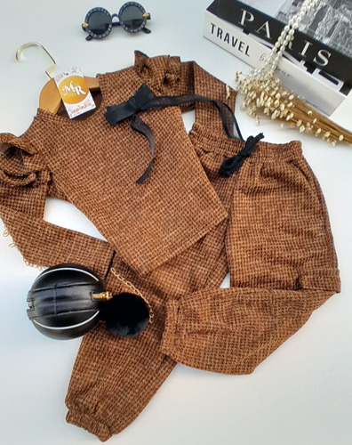 Conjunto De Frio Infantil Menina Agasalho Feminino Inverno