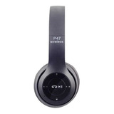 Audífonos Headphone Wireless Modelo P47 Color Negro