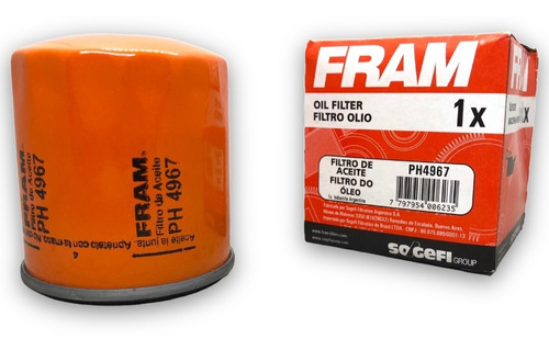 Filtro De Aceite Fram Ph4967 Corolla Etios Yaris Daihatsu Foto 6