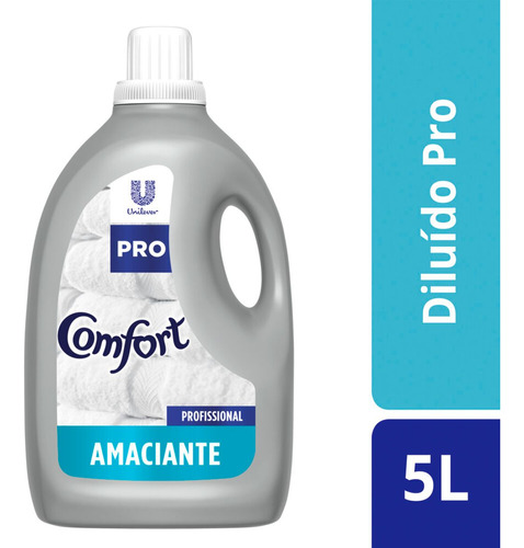 Amaciante De Roupa Diluído Pro Lavanderia Profissional Galão 5 Litros Comfort