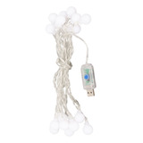 Led String Lights Usb Plug And Play, Plugue Impermeável De 8