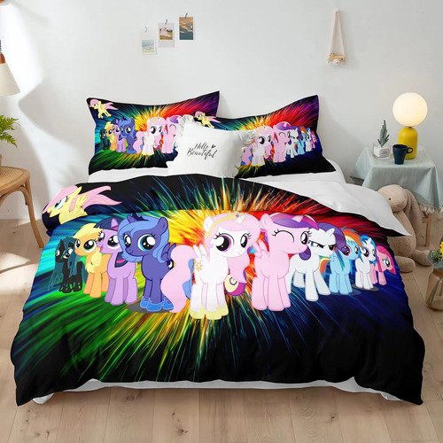 Juego De Cama Infantil Unicorn My Little Pony A