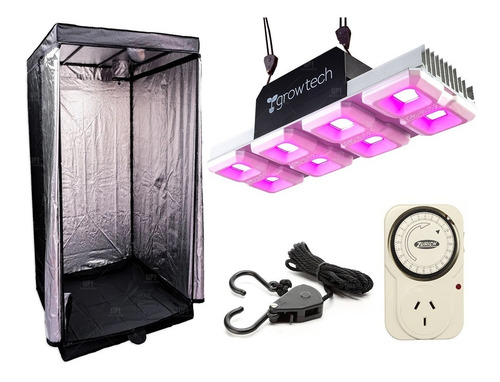 Kit Indoor Combo Carpa Cultivo Growtech 400w Con Accesorios