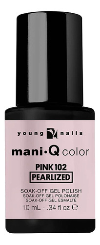 Young Nails Mani-q - Esmalte De Unas De Gel De Color Para Un