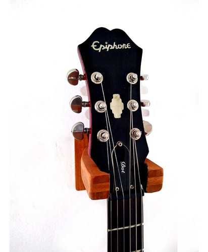 2 Suportes De Parede Guitarra, Violão, Baixo (madeira Pinus)
