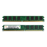 Memória Pc Desktop Hynix 4gb *2x 2gb Pc2 6400u Ddr2 800mhz