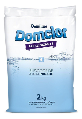 Alcalinizante Elevador Alcalinidade Piscina 2kg - Domclor