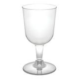 Copas Desechables Para Vino, 150 Uni., 5.5 Oz, Transparente.