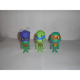 Las Tortugas Ninja Lote 3 Figuras Wacky Pack Usa