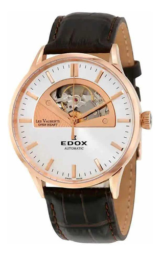 Reloj Edox,  Les Vauberts Open Heart, Automático, 43 Mm