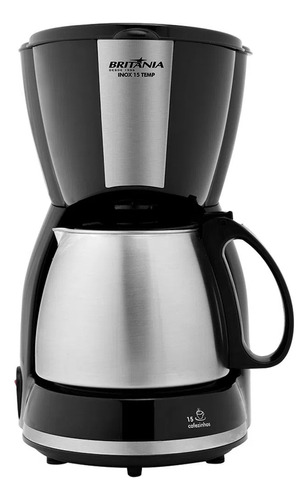 Cafeteira Inox 15 Temp Jarra Inox Britânia 110v