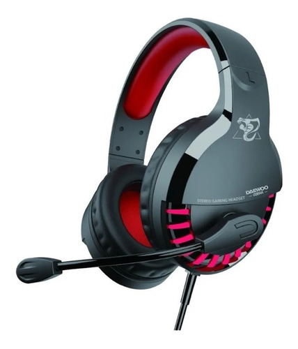 Auriculares Gamer Pc Con Microfono Y Luz Rgb Daewoo Nagini