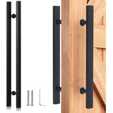 100 Cm Manija De Puerta De Madera/vidrio De Acero Inoxidable