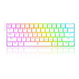 Teclado Mecanico Redragon Dragonborn K630 White Rgb 60 Red *