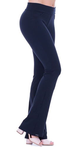 Calça Feminina K2b Flare Bailarina Tecido Grosso Original 