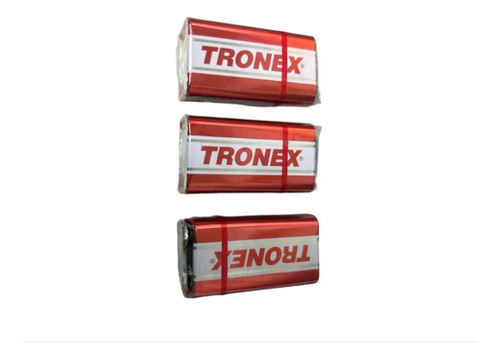 3 Pila Bateria Pilas Tronex 9 Voltios Cuadrada Larga Duracio
