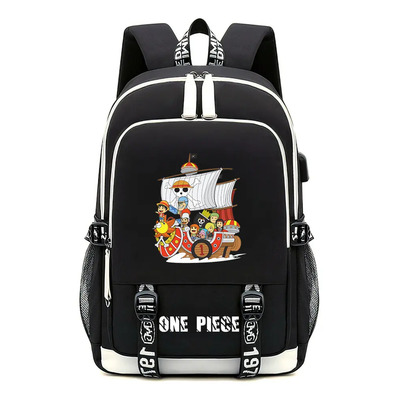F M Mochila Luffy One Piece Mochila Gran Capacidad Ligero .