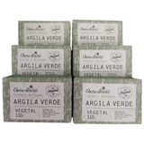 Argila Verde Sabonete Artesanal 110g Kit Com 6 Unidades