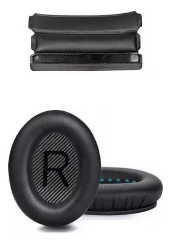 Kit Espumas Compativel Com Fone Bose Qc35 Almofadas Headband