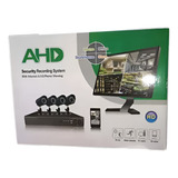 Cámara Vigilancia Kit 4  Dvr  Cables Hd 1080p Cctv Full Hd