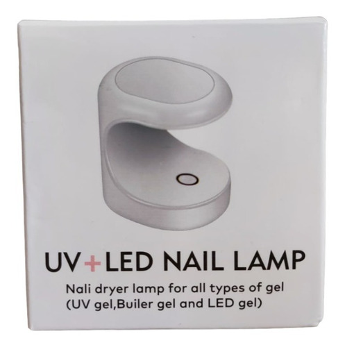 Mini Lampara Luz Led Uv Secador Uñas Gel Semipermanente 16w